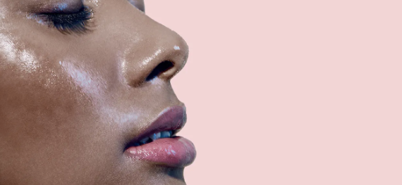 What happens to your skin when you sweat?