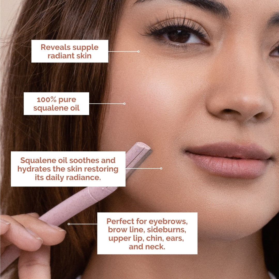 TAKE IT OFF - Dermaplaning Tool | Peach Fuzz Removal - Wing It Cosmetics