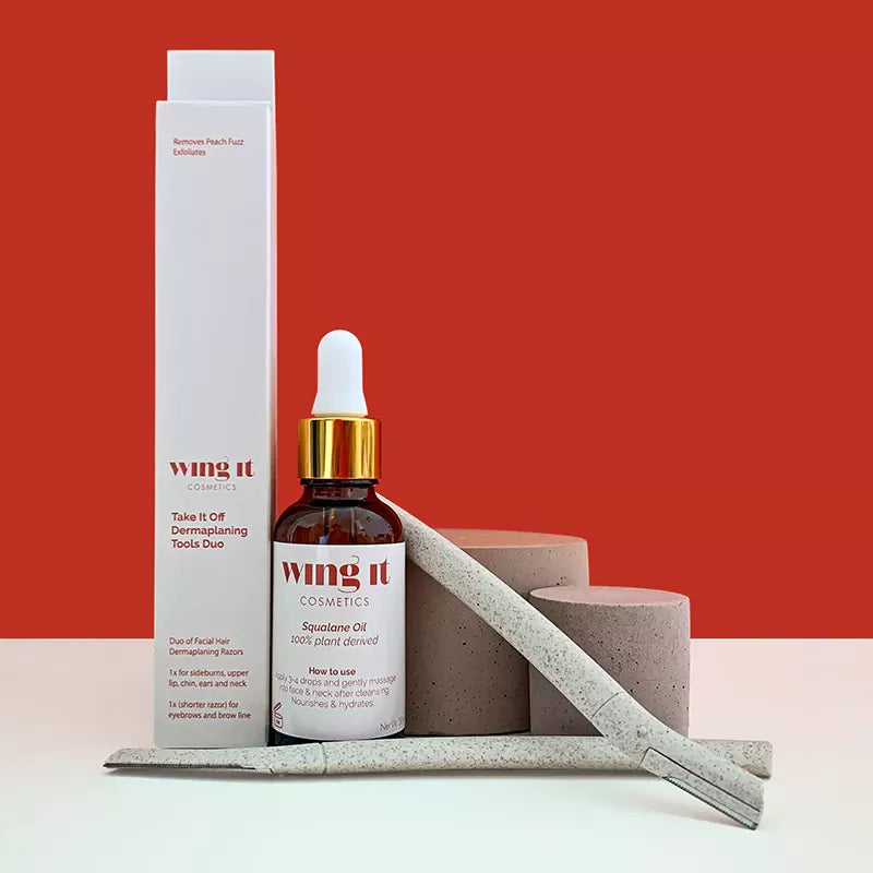 Take it Off Dermaplaning Starter Kit - Wing It Cosmetics