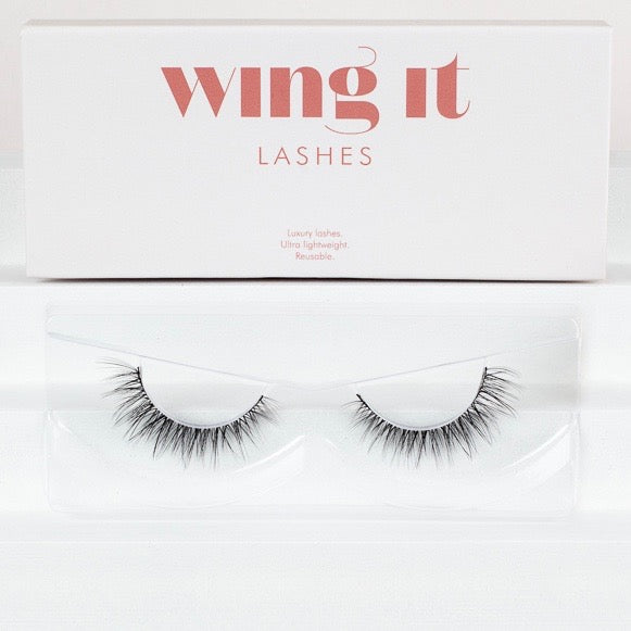 wing it cosmetics natural flirt silk system false eyelashes