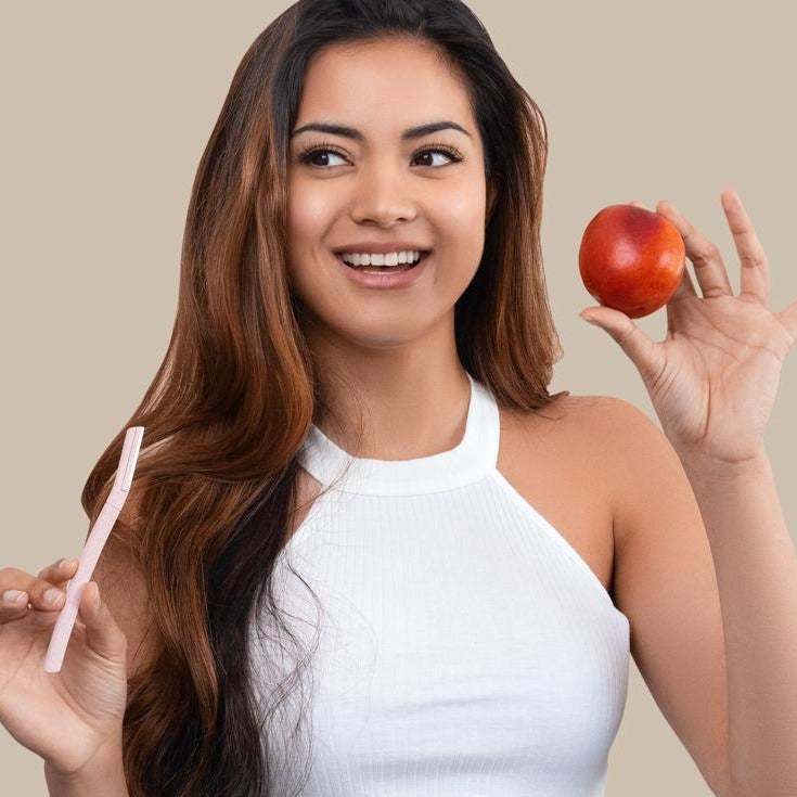 Take it off - derma planing peach fuzz removal with a peach