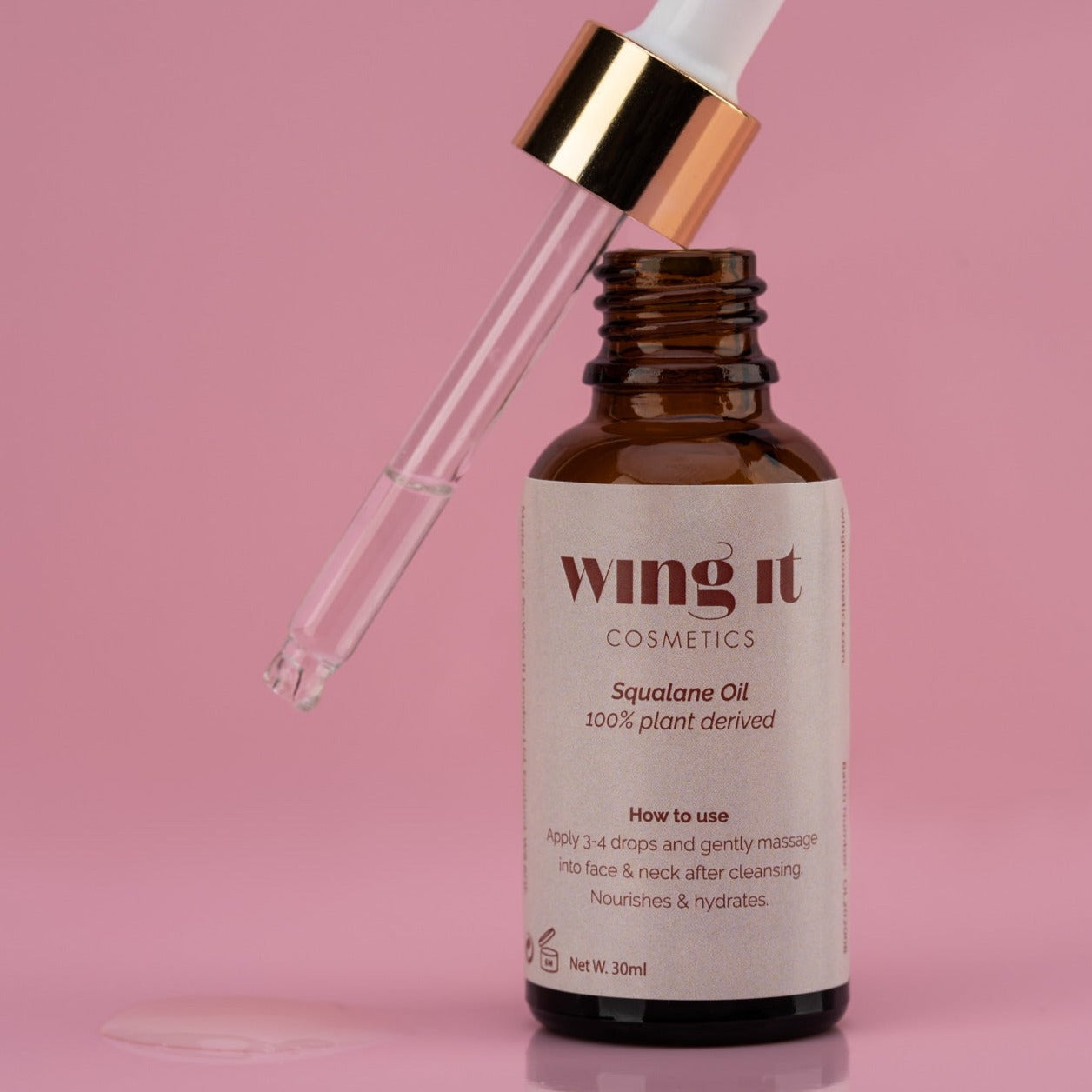 Squalane Derma Oil - Wing It Cosmetics