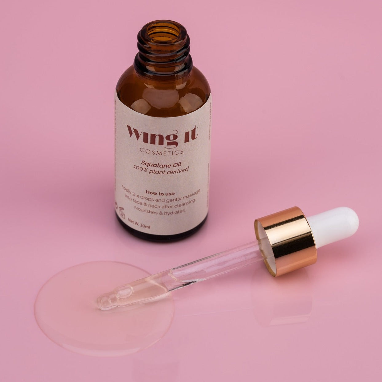 Squalane Derma Oil - Wing It Cosmetics